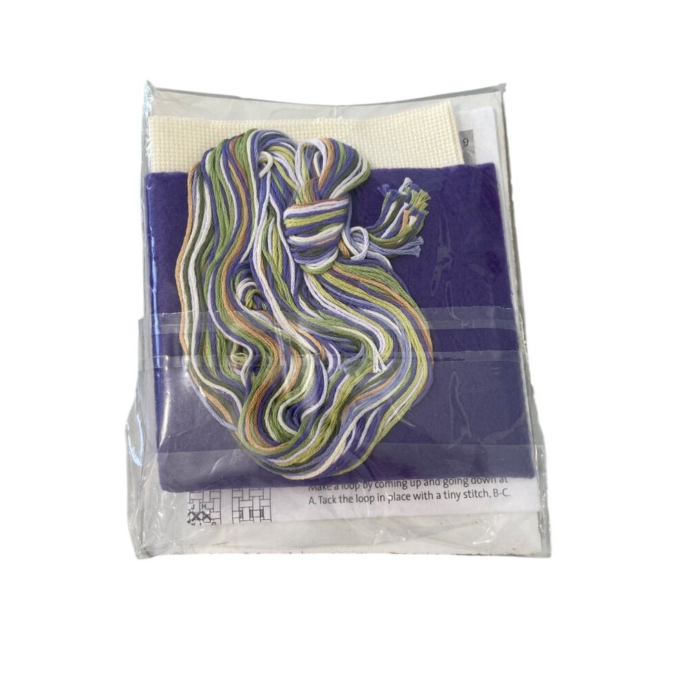 Debbie Mumm For Jo Ann Counted Cross Stitch Kit Herb House Eyeglass Case 7 1/4"